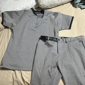 Mauvais Men’s Herringbone Set